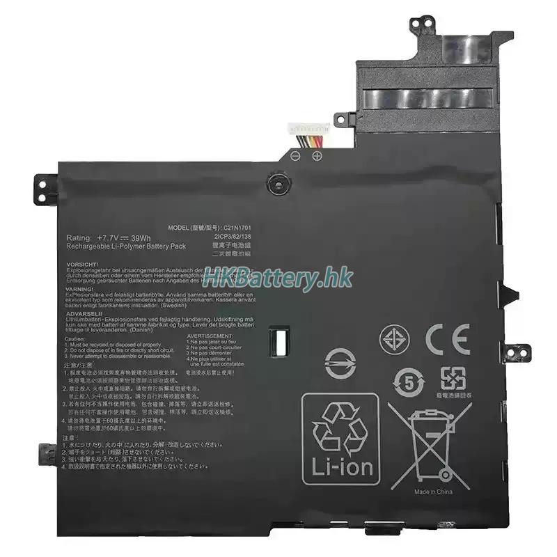 Asus華碩 C21N1701(2ICP3/82/138)代用電池