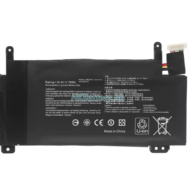 Asus華碩 ROG Strix GL703GM-0051A8750H代用電池
