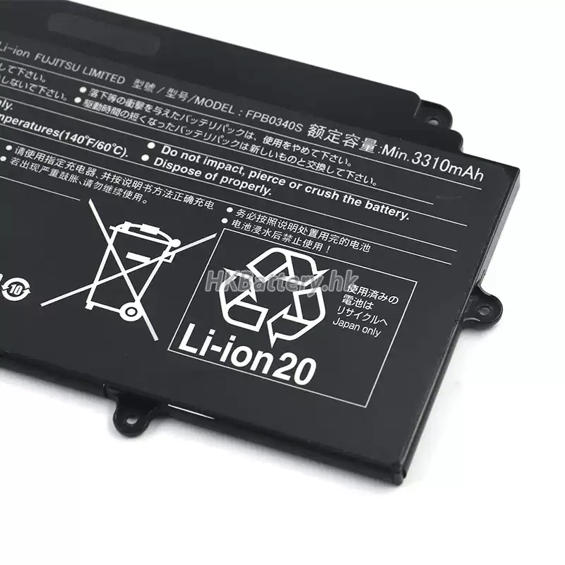 Fujitsu FPB0340S代用電池
