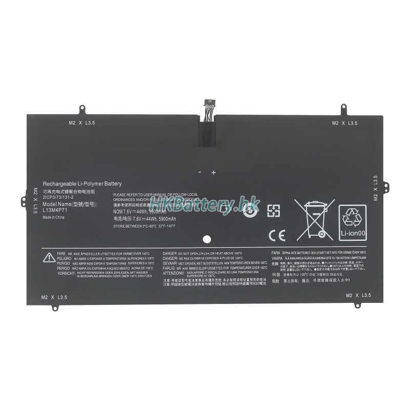 Lenovo聯想 L13M4P71(2ICP3/73/131-2)代用電池