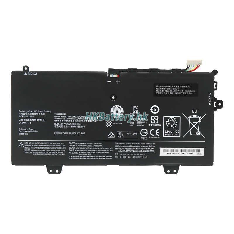 Lenovo聯想 L14M4P71(2ICP4/50/101-2)代用電池