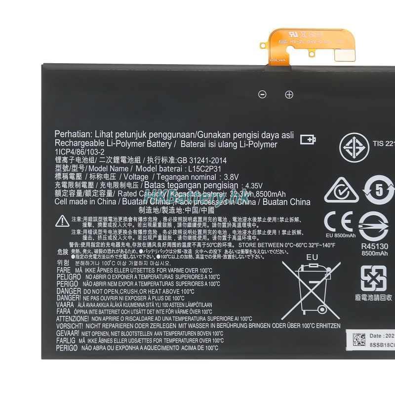 Lenovo聯想 Yoga Book Android YB1-X90F代用電池