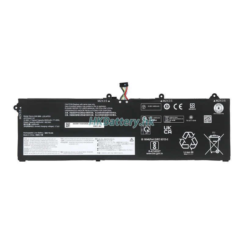 Lenovo聯想 ThinkBook 16p G2 ACH-20YM0048RU代用電池