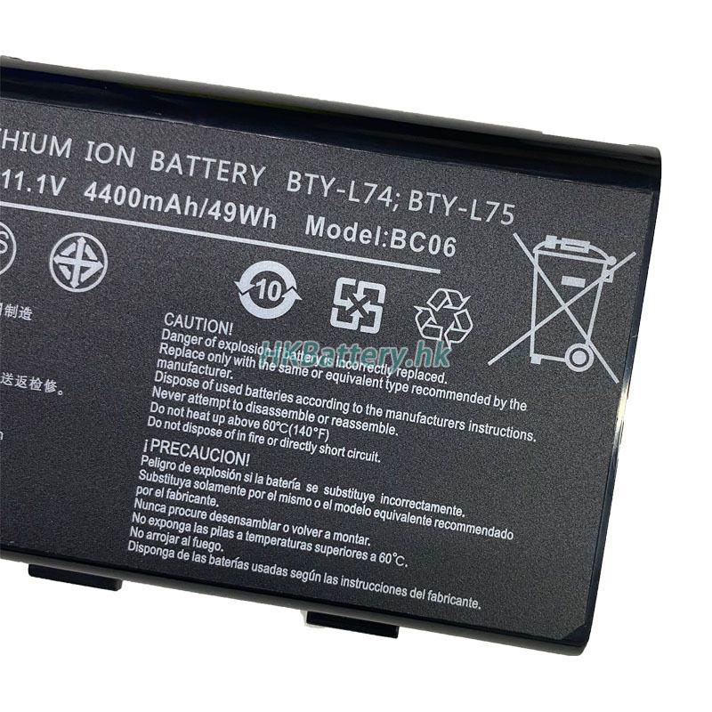 MSI微星 CR610-031LRU代用電池